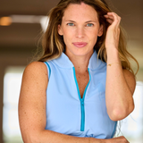 Get Soaked Sleeveless Swim Top with Built-in Bra