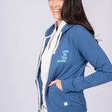 Afternoon Zip Hoodie Faded Navy