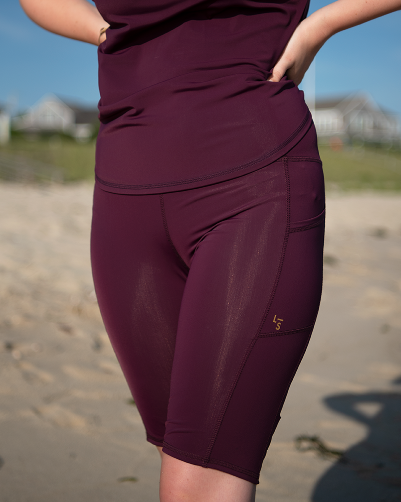 Leap In Swim & Bike Shorts - Reflection - Line In The Sand Swim