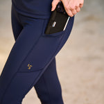 Dive In Swim Leggings Marine with Mesh