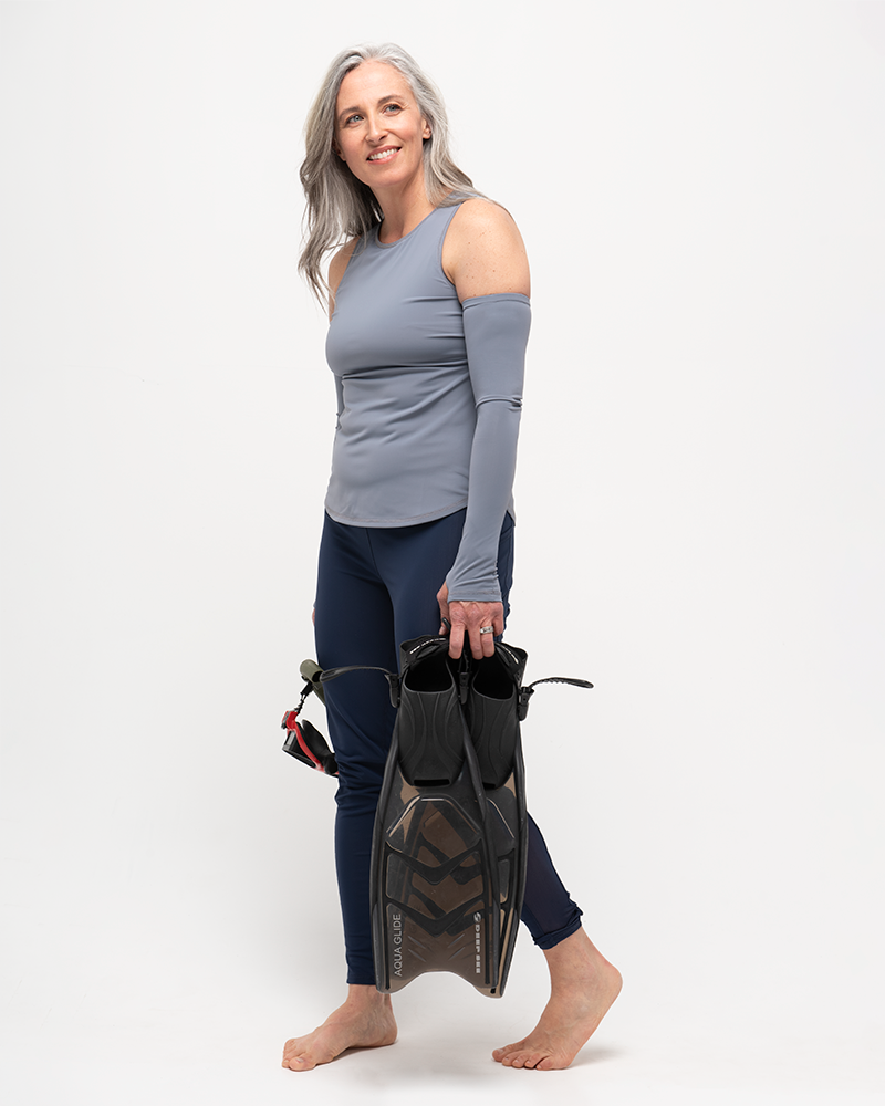 Go Deep Sun & Swim Tank with Built-in Bra - Escape - Line In The Sand Swim