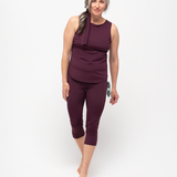 Jump In 3/4 Swim Leggings - Reflection with Mesh - Line In The Sand Swim