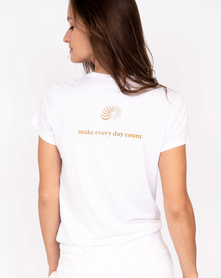 Make Every Day Count Tee - Line In The Sand Swim
