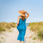 Pacific Linen Maxi Dress - Line In The Sand Swim