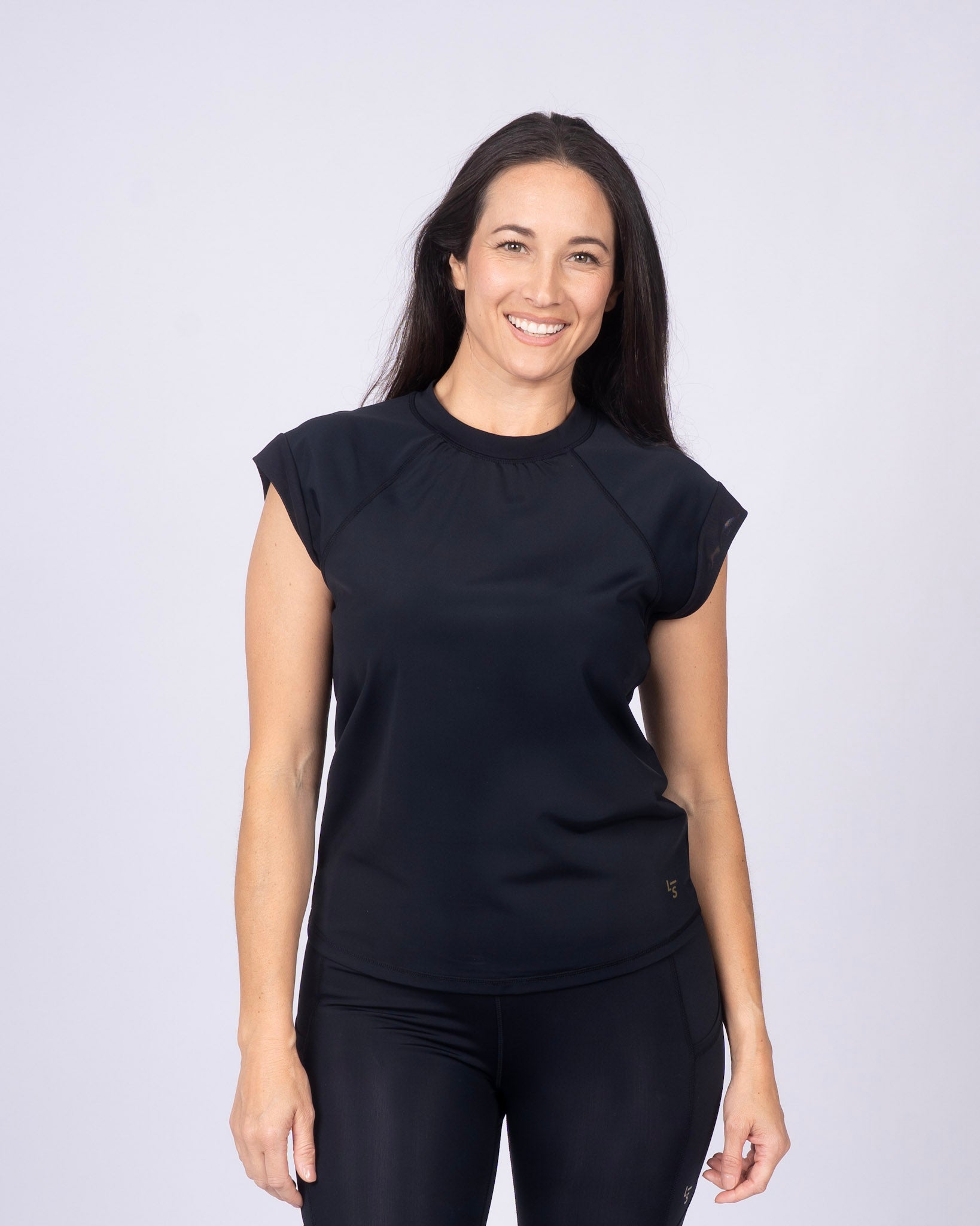 Swim & Sport Short Sleeve Top Ink