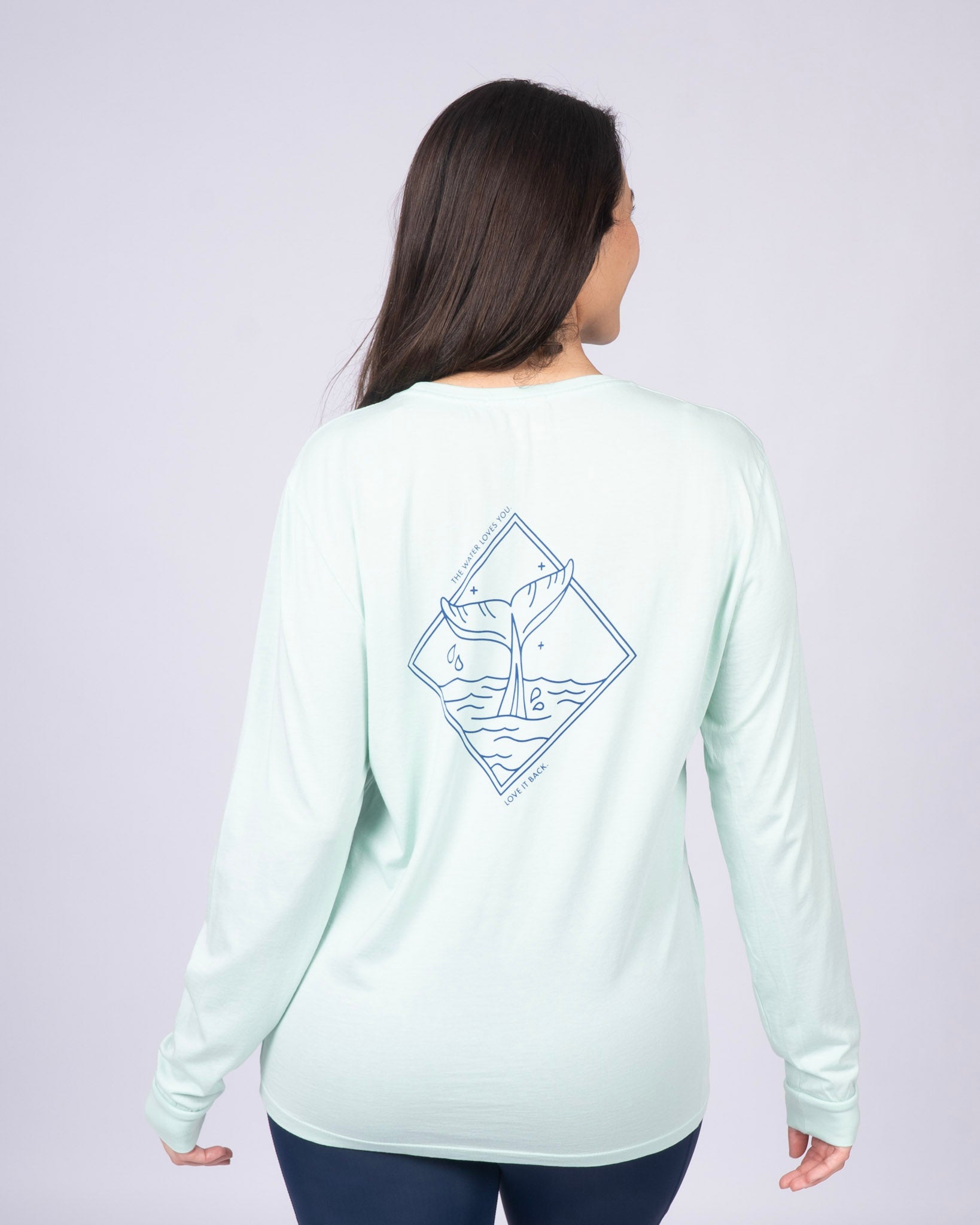 Unisex Whale Longsleeve - Line In The Sand Swim