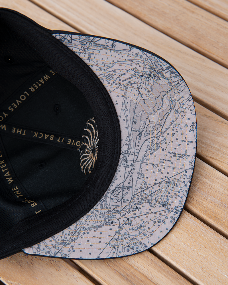 Black UPF Lite Cap - Line In The Sand Swim