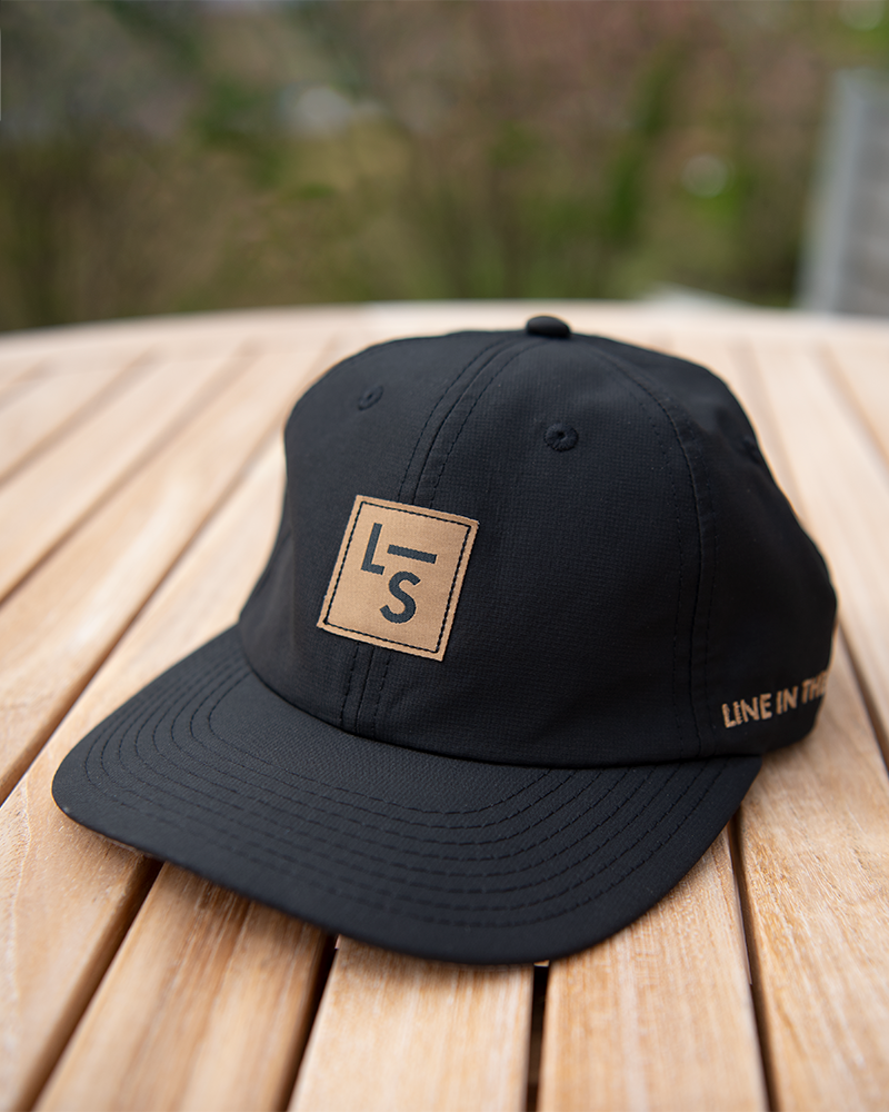 Black UPF Lite Cap - Line In The Sand Swim
