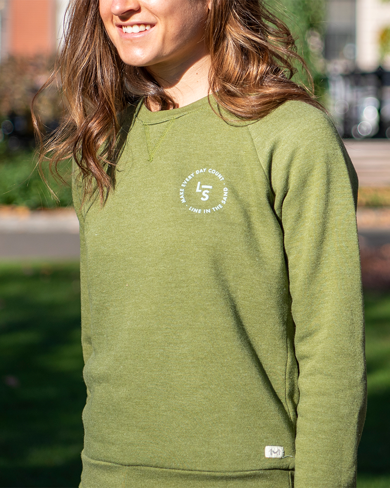 Sherpa Crew Pullover - Sea Meadow - Line In The Sand Swim