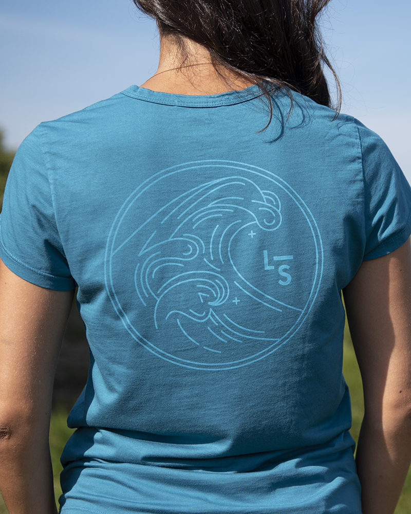 Modern Wave Tee - Line In The Sand Swim