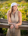 Get Soaked Sleeveless Swim Top with Built-in Bra - Driftwood