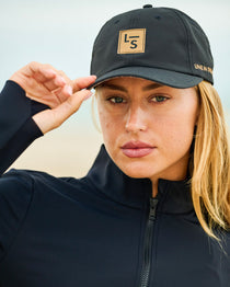 Black UPF Lite Cap - Line In The Sand Swim