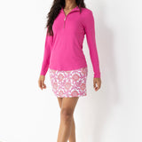 Magenta 1/4 Zip Sport Top