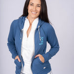 Afternoon Zip Hoodie Faded Navy
