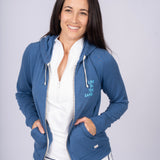 Afternoon Zip Hoodie Faded Navy