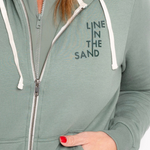Afternoon Zip Hoodie Sage Green