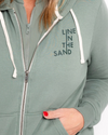 Afternoon Zip Hoodie Sage Green