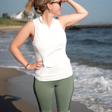 Leap In Swim & Bike Shorts - Palmetto with Seagrass