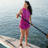 Do-It-All Swim & Pickleball Dress Beach Berry