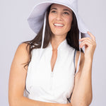 Get Soaked Sleeveless Swim Top with Built-in Bra