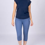 Jump In 3/4 Swim Leggings Fog