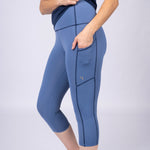 Jump In 3/4 Swim Leggings Fog