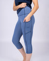 Jump In 3/4 Swim Leggings Fog