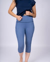 Jump In 3/4 Swim Leggings Fog