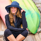 Jump In 3/4 Swim Leggings Ink