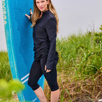 Jump In 3/4 Swim Leggings Ink