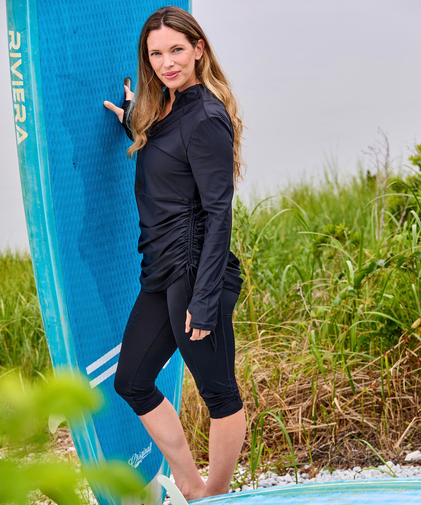 Jump In 3/4 Swim Leggings Ink