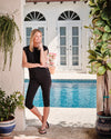 Jump In 3/4 Swim Leggings Ink