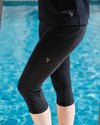 Jump In 3/4 Swim Leggings Ink