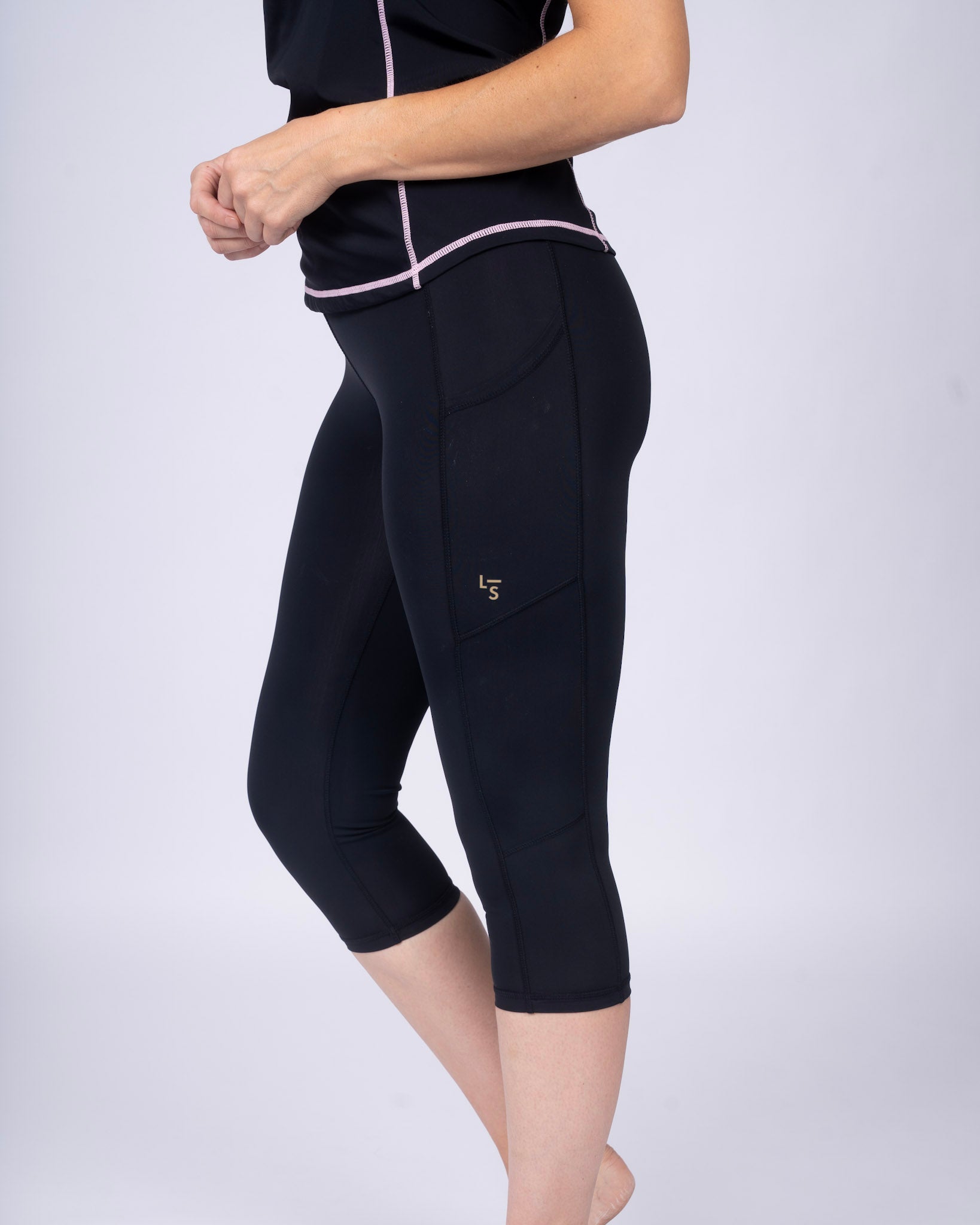 Jump In 3/4 Swim Leggings Ink