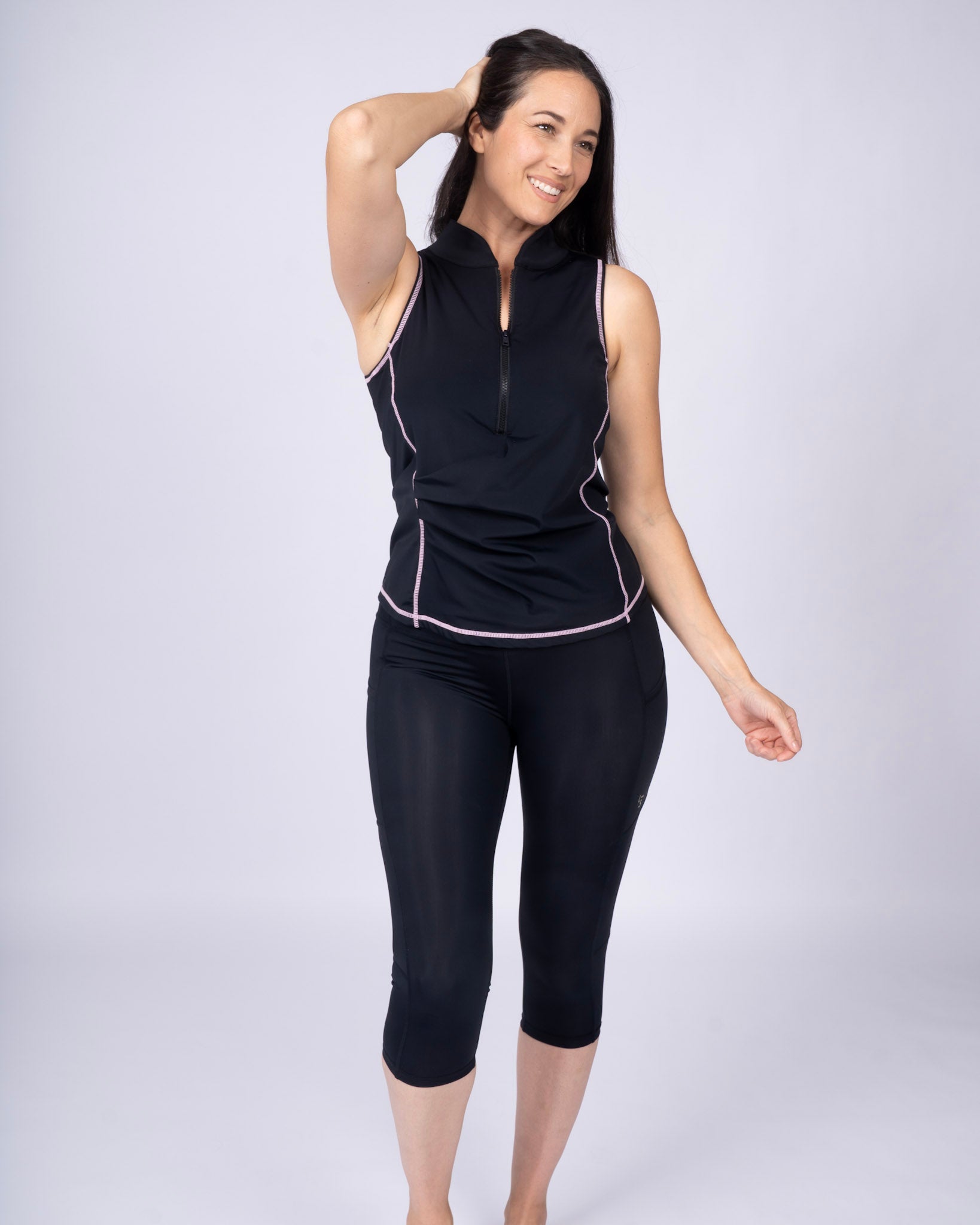Jump In 3/4 Swim Leggings Ink