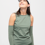 Go Deep Sun & Swim Tank with Built-in Bra - Seagrass