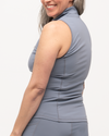 Get Soaked Sleeveless Swim Top with Built-in Bra - Escape