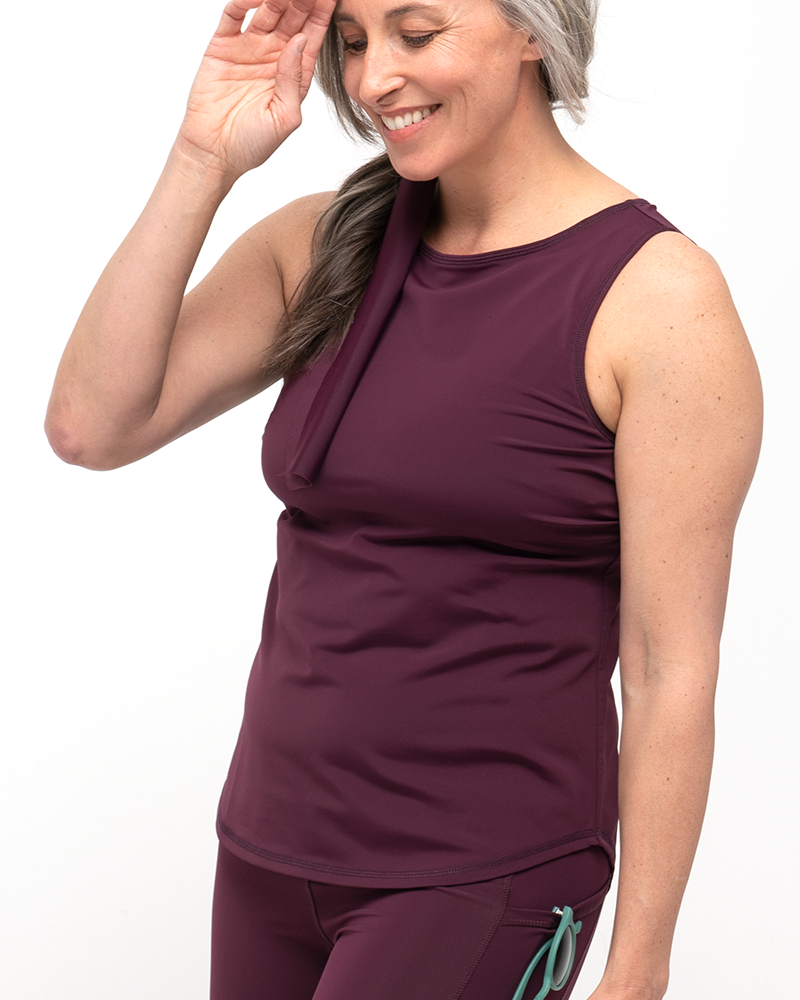 Go Deep Sun & Swim Tank with Built-in Bra - Reflection