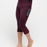 Jump In 3/4 Swim Leggings - Reflection with Mesh