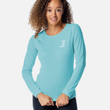 Women's Seize the Ray Rashguard - Sea - Line In The Sand Swim