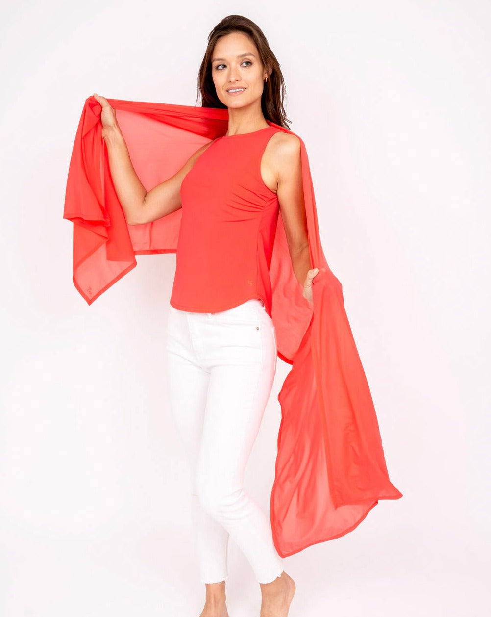 Mesh Sun Wrap Coral