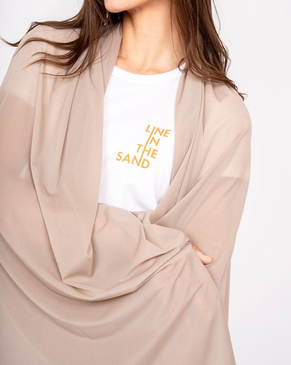 Mesh Sun Wrap Drinftwood