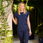 Swim & Sport Short Sleeve Top Marine