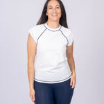 Swim & Sport Short Sleeve Top Salt