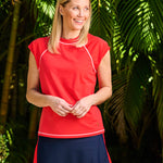 Swim & Sport Short Sleeve Top Sea Rose