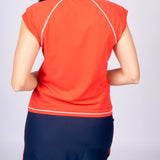 Swim & Sport Skort Marine with Sea Rose