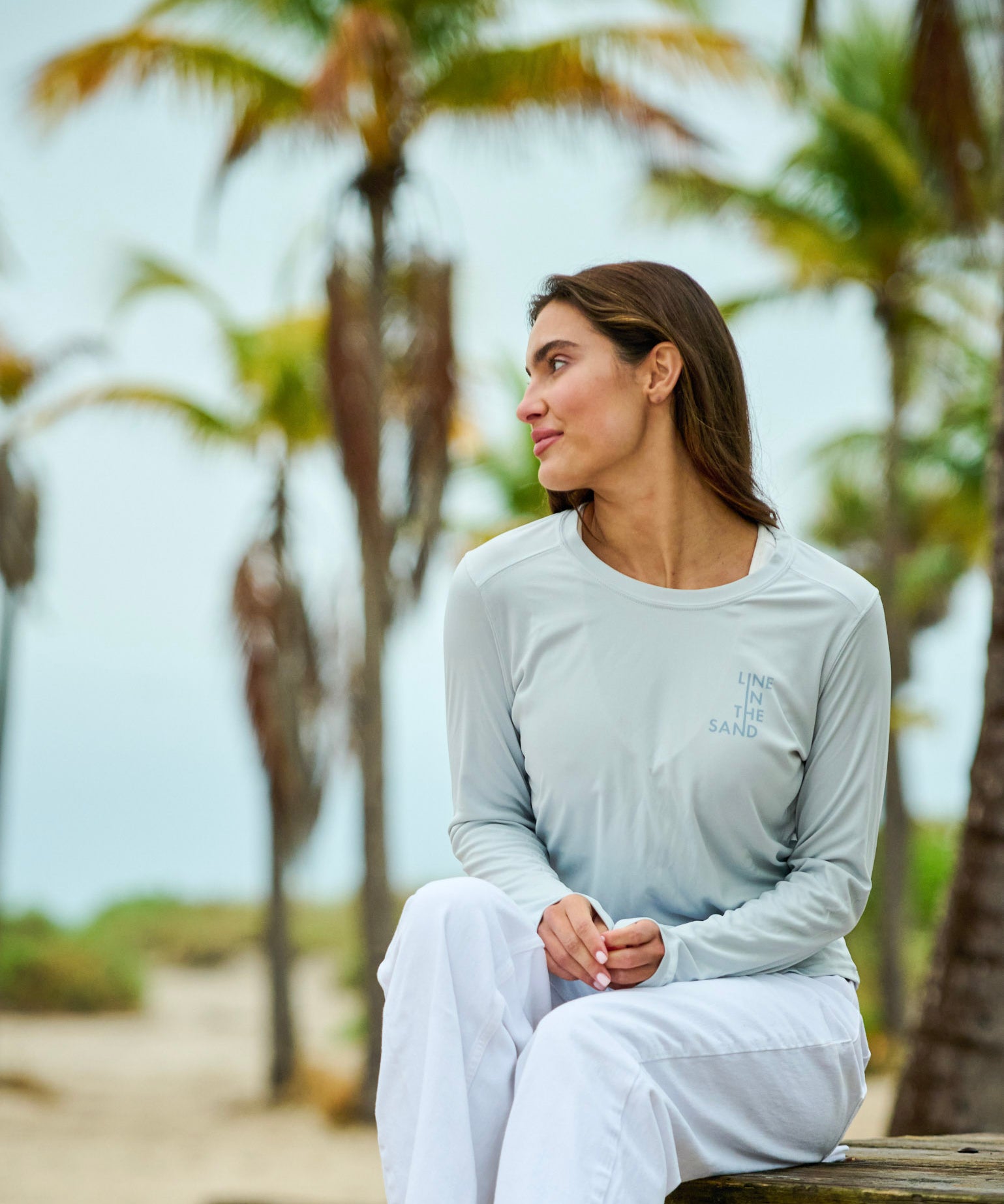 Women's Seize the Ray Rashguard Pearl Grey