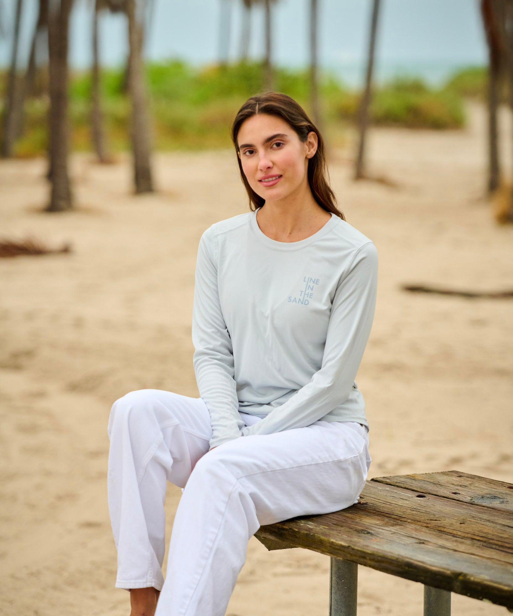 Women's Seize the Ray Rashguard Pearl Grey