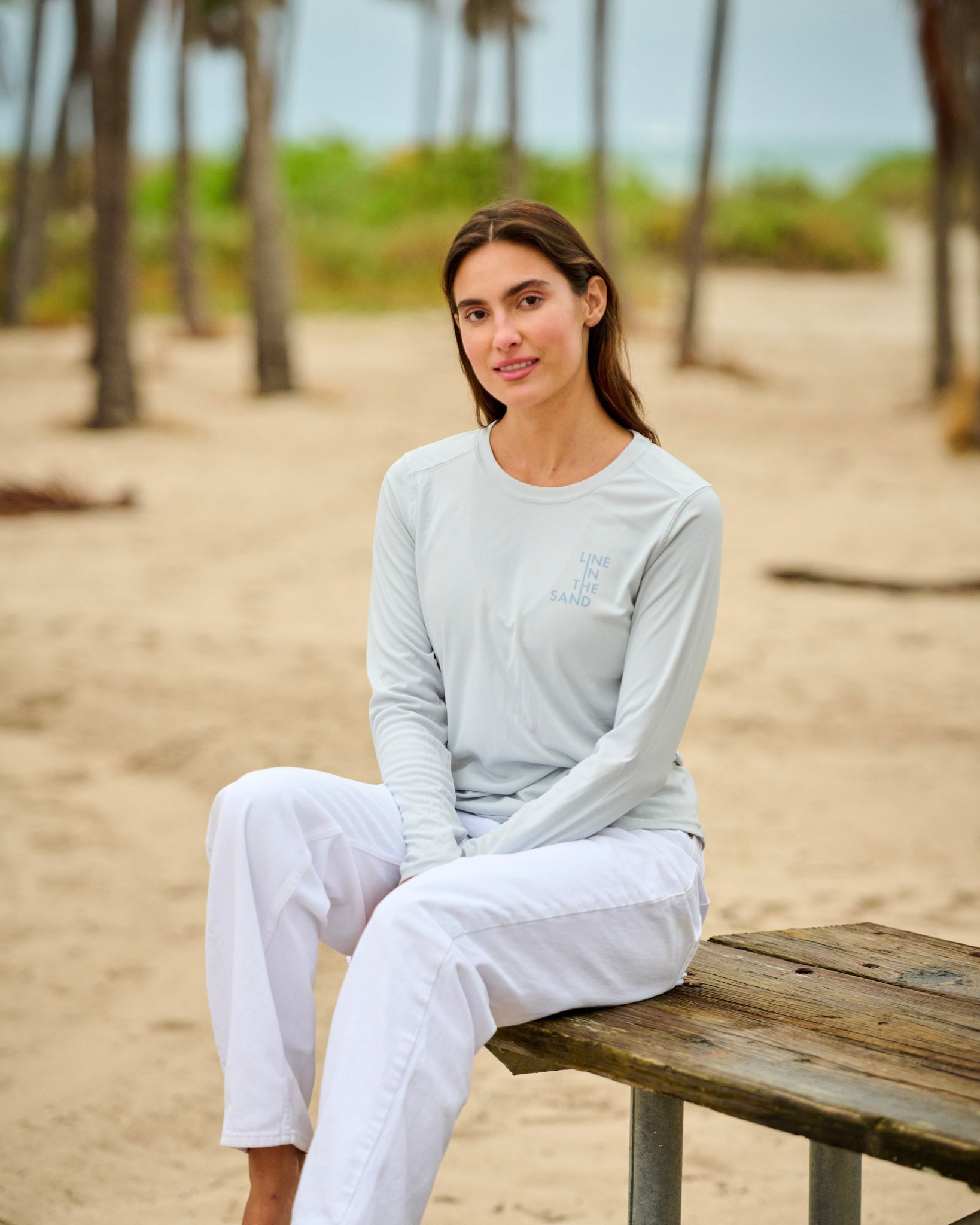 Women's Seize the Ray Rashguard Pearl Grey