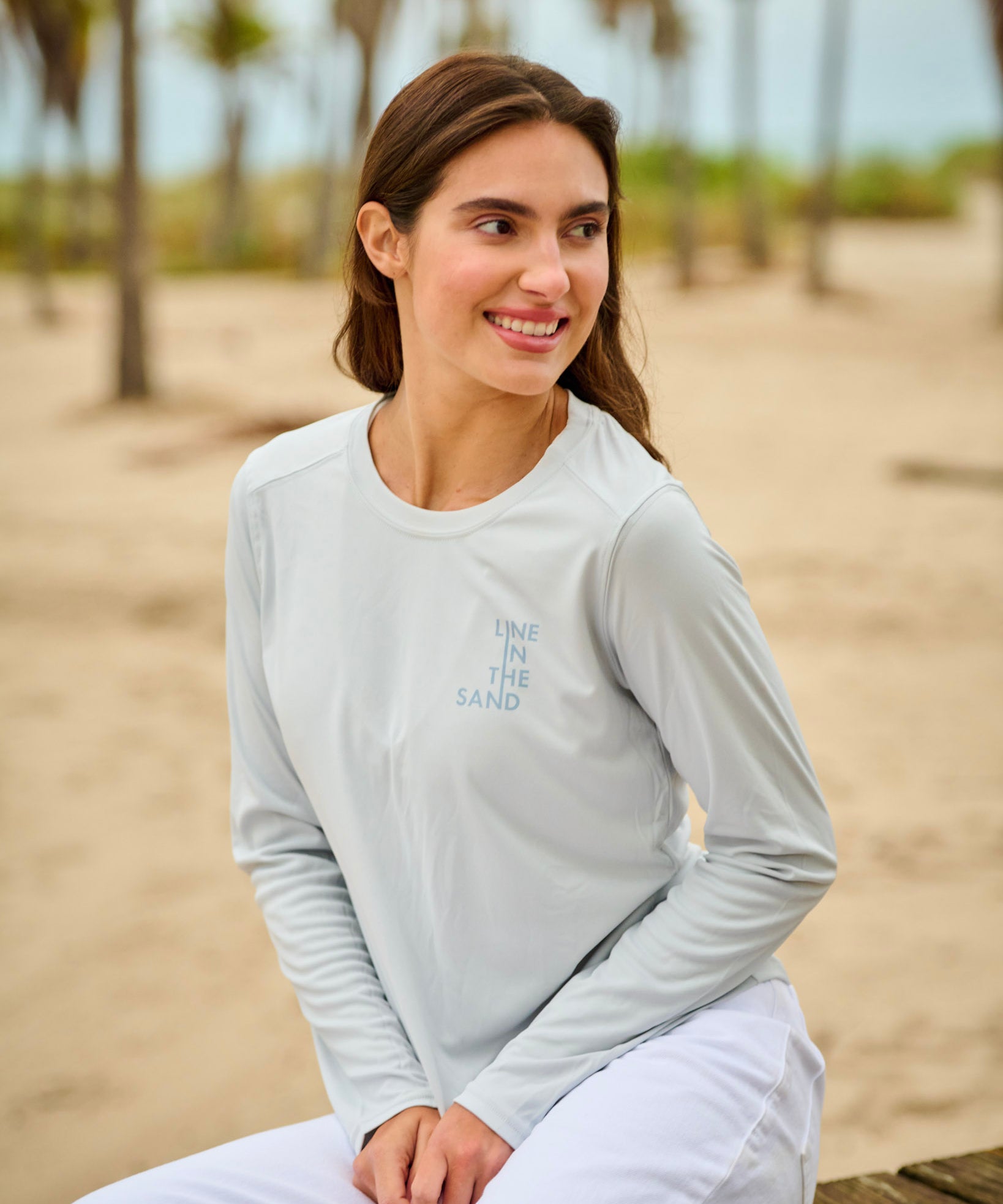 Women's Seize the Ray Rashguard Pearl Grey